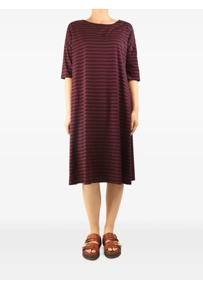 Apuntob striped midi dress - Red
