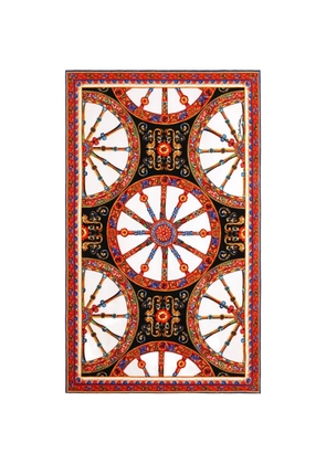 Dolce & Gabbana Carretto-print terry beach towel - White