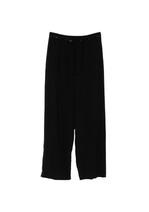 Giovanni Cavagna drawstring track pants - Black