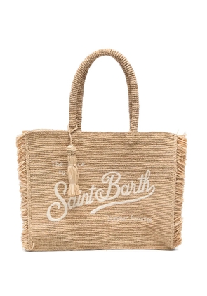 MC2 Saint Barth Vanity fringed tote bag - Neutrals