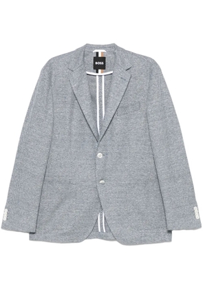 BOSS patterned blazer - Blue
