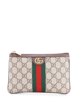 Gucci Pre-Owned Ophidia Heart Utility Double GG Coated Canvas belt bag - Brown