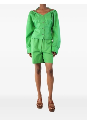 Nanushka halterneck shirt and shorts set - Green