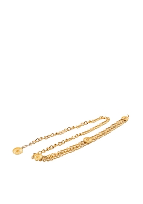 CHANEL Pre-Owned 1950-1970 CC Gold Plated Medallion belt