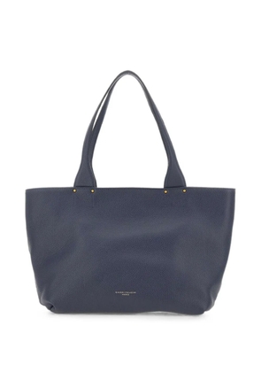 GIANNI CHIARINI Barbara hammered leather tote bag - Blue