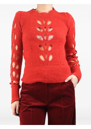 Isabel Marant Vintage cut-out sweater - Red