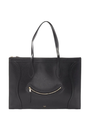 Celine Pre-Owned 2010-2026 Shiny Calfskin Flat Luggage tote bag - Black