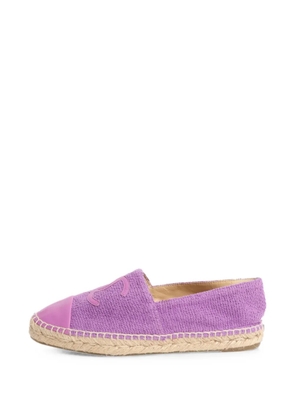 CHANEL Pre-Owned CC interlocking espadrilles - Purple