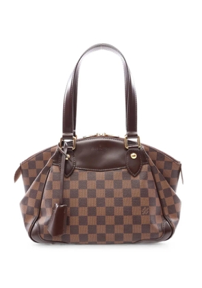 Louis Vuitton Pre-Owned 2010 Verona PM Damier Ebene shoulder bag - Brown