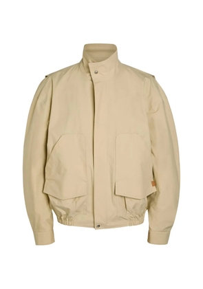 CALVIN KLEIN COLLECTION Donald funnel-neck flap-pocket jacket - Neutrals