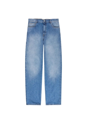 CALVIN KLEIN COLLECTION washed-effect straight-leg jeans - Blue