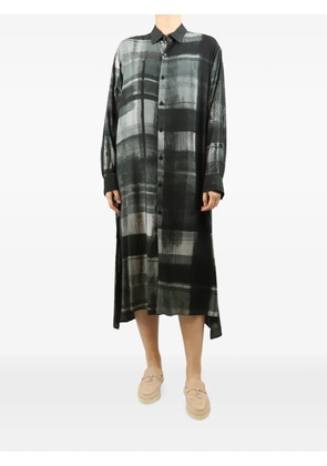 Y's printed midi dress - Black