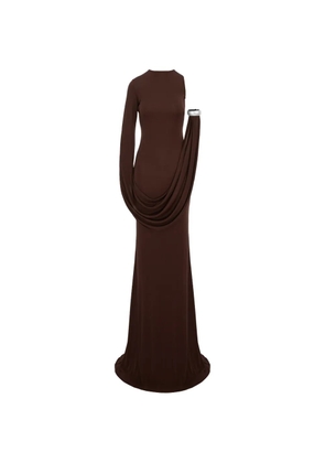 Seen Users Iconic Bracelet draped maxi dress - Brown