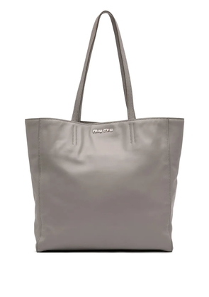 Miu Miu Pre-Owned 2010-2026 Vitello Soft Calf tote bag - Grey