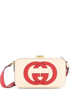 Gucci Pre-Owned Interlocking G Camera Bag Leather crossbody bag - Neutrals