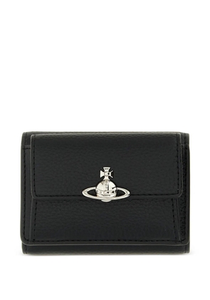 Vivienne Westwood small Orb logo wallet - Black