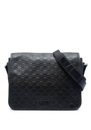 Gucci Pre-Owned 2016-2026 Guccissima Messenger Bag crossbody bag - Black