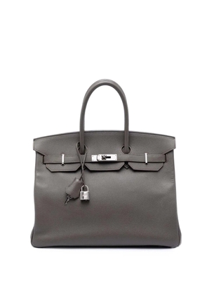 Hermès Pre-Owned 2013 Epsom Birkin Retourne 35 handbag - Grey