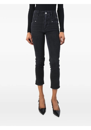 Isabel Marant Vintage high-waisted slim-fit jeans - Black