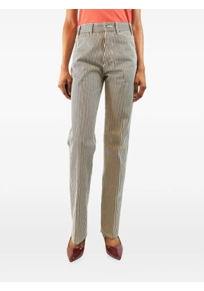 Celine Pre-Owned Hickory striped jeans - Neutrals