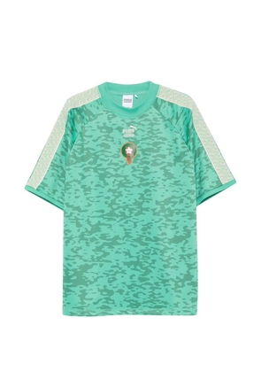 PUMA x Salehe Bembury x Morocco camouflage-print raglan-sleeve T-shirt - Red