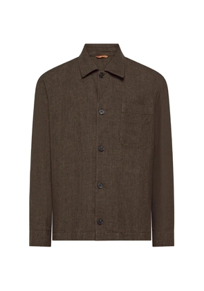 Cruna Cardiff button-up jacket - Brown