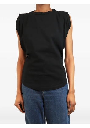 Isabel Marant Vintage sleeveless gathered T-shirt - Black