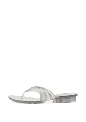 Melissa sculpted thong-strap sandals - White
