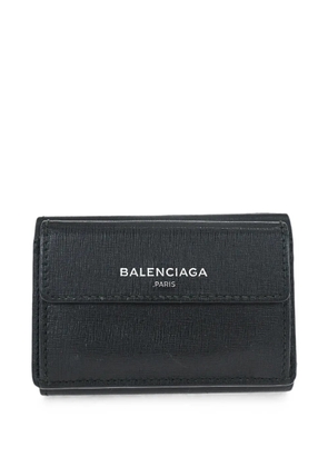 Balenciaga Pre-Owned 2016 logo-print trifold wallet - Black