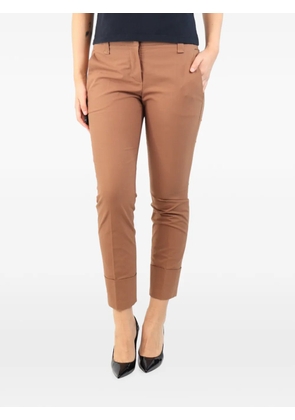Brunello Cucinelli Vintage cropped tapered trousers - Neutrals