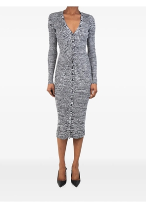 Baum Und Pferdgarten melange ribbed-knit midi dress - Black