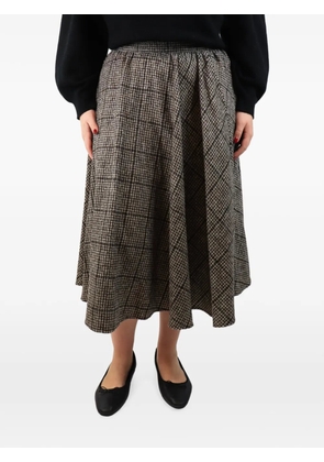 Dolce & Gabbana Pre-Owned check-pattern midi skirt - Neutrals