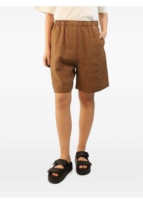 Margaret Howell elasticated-waist shorts - Brown