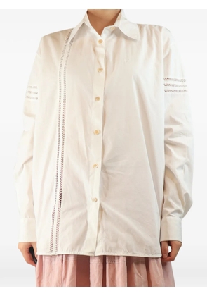diotima lace-trimmed shirt - White