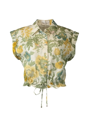 Cara Cara Octavia floral-print top - Neutrals