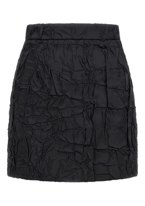 Roberto Cavalli textured mini skirt - Black