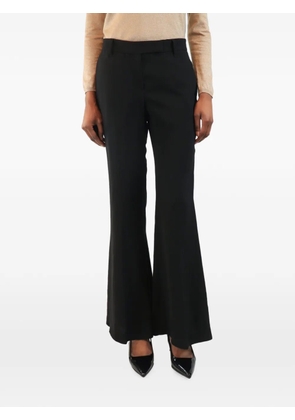 Brunello Cucinelli Vintage pressed-crease flared trousers - Black