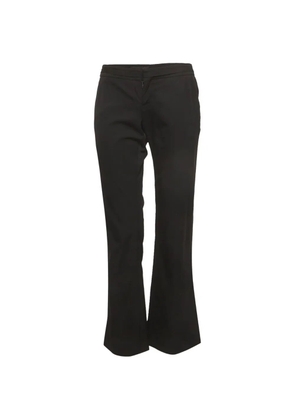 Gucci Pre-Owned belted twill trousers - Black
