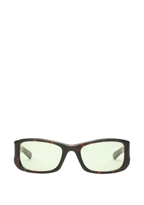 FLATLIST Drift rectangle-frame sunglasses - Brown