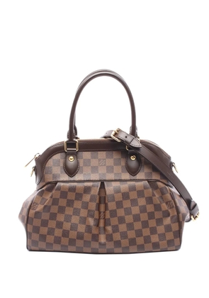 Louis Vuitton Pre-Owned 2010 Damier Ebene Trevi PM satchel - Brown