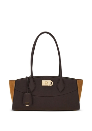 Ferragamo Studio soft bag East West (M) - Brown