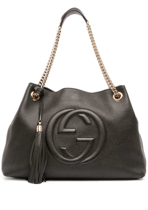 Gucci Pre-Owned 2016-2026 Medium Calfskin Soho Chain tote bag - Black