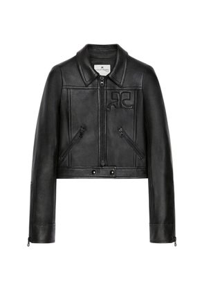 Courrèges lodo-detail jacket - Black