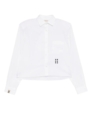 ROMEO HUNTE six-blocks cropped shirt - White