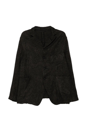 Klasica single layer pocket blazer - Black