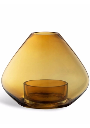 AYTM UNO glass lantern vase - Yellow