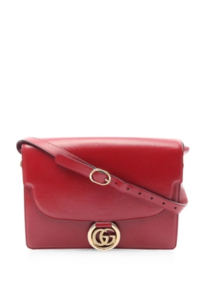 Gucci Pre-Owned Double G leather shoulder bag - Red