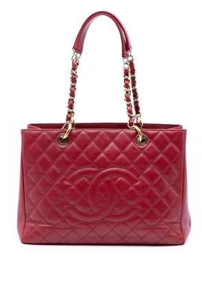 CHANEL Pre-Owned 2012 Caviar Grand Shopping tote bag - Red