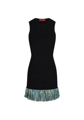 Simon Miller Etta fringe-trim mini dress - Black