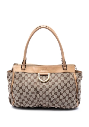 Gucci Pre-Owned 2016-2026 GG Canvas Abbey D Ring tote bag - Neutrals